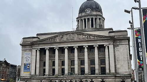 A picture of the council house in nottingham