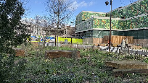 The "Green Heart" in the Broad Marsh area of Nottingham